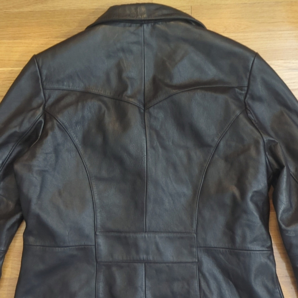 Wilsons Leather brown 3 button jacket Large - Picture 4 of 15